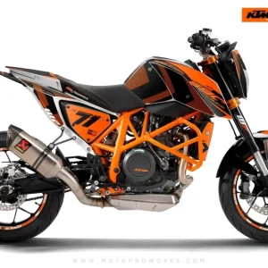 KTM 690 Duke GRAPHICS - "Rasorblade" (Oranje)