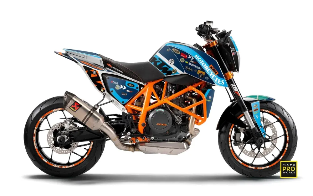 KTM 690 Duke GRAPHICS - "Regera" (Blauw)