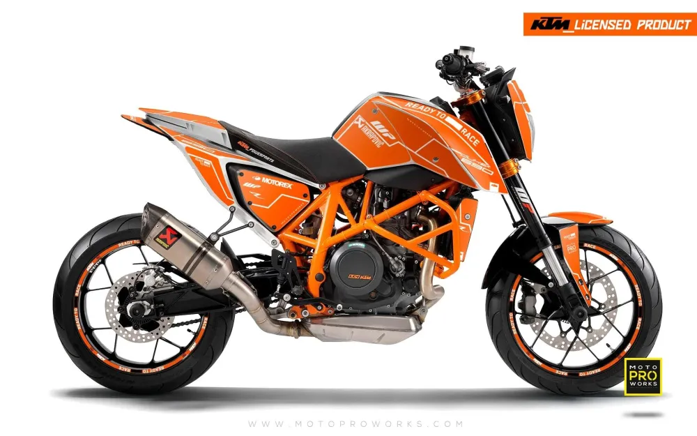 KTM 690 Duke GRAPHICS - "Vessel" (Oranje)