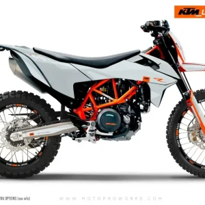KTM 690 Enduro GRAPHICS - "Carera" (Grijs)
