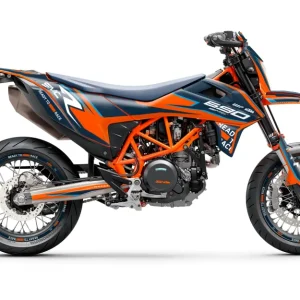 KTM 690 Enduro GRAPHICS - "District" (Blauw)
