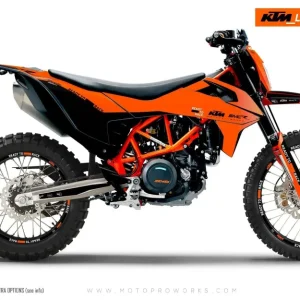 KTM 690 Enduro GRAPHICS - "Fade" (Oranje)