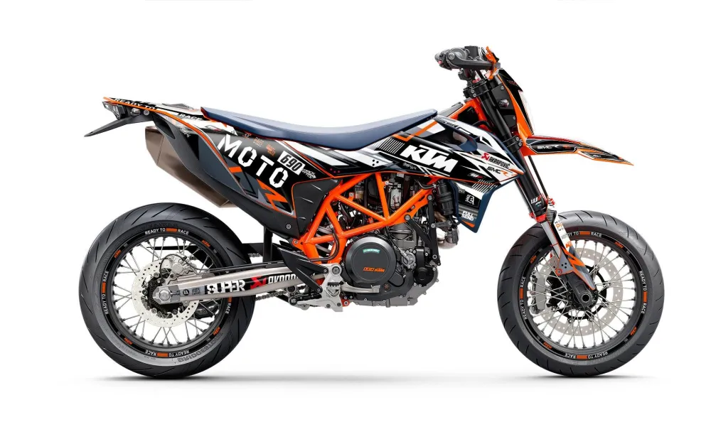 KTM 690 Enduro GRAPHICS - "Phantom" (Wit)