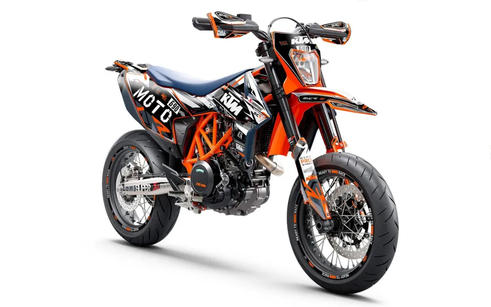 KTM 690 Enduro GRAPHICS - "Phantom" (Wit)