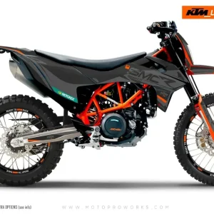 KTM 690 Enduro GRAPHICS - "Racer" (Grijs)