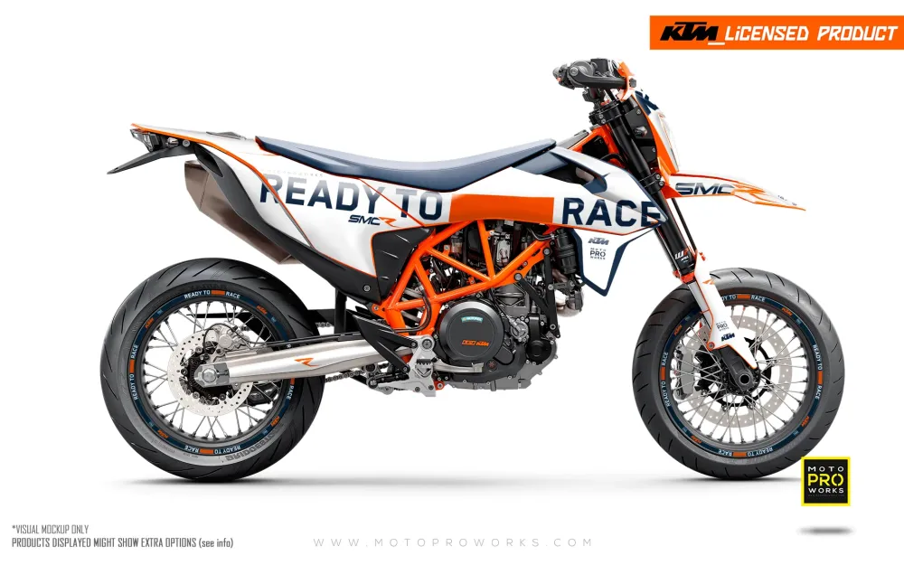 KTM 690 Enduro GRAPHICS - "Ready To Race 2.0" (Wit)