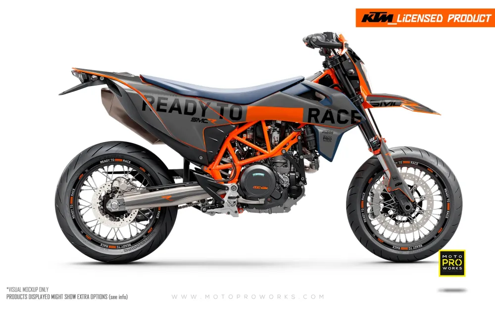 KTM 690 Enduro GRAPHICS - "Ready To Race 2.0" (Grijs)