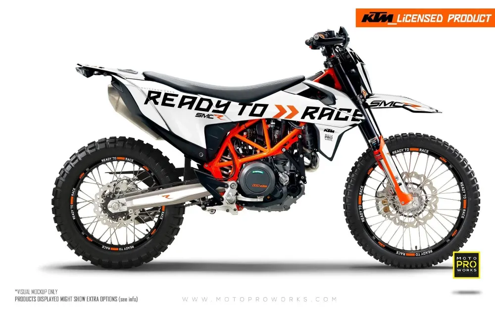 KTM 690 Enduro GRAPHICS - "Ready2Race" (Wit)