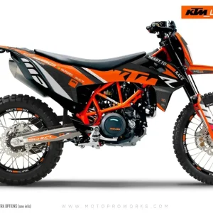 KTM 690 Enduro GRAPHICS - "RR-Tech 2.0.2.2" (Oranje)