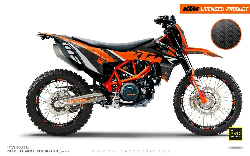 KTM 690 Enduro GRAPHICS - "RR-Tech 2.0.2.2" (Oranje)