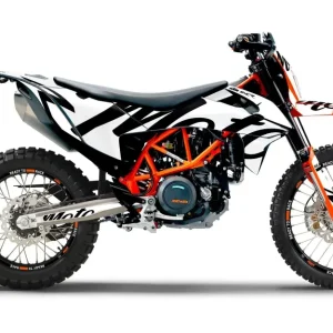 KTM 690 Enduro GRAPHICS - "Script" (Wit)