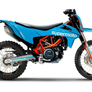 KTM 690 Enduro GRAPHICS - "Type" (Lichtblauw)