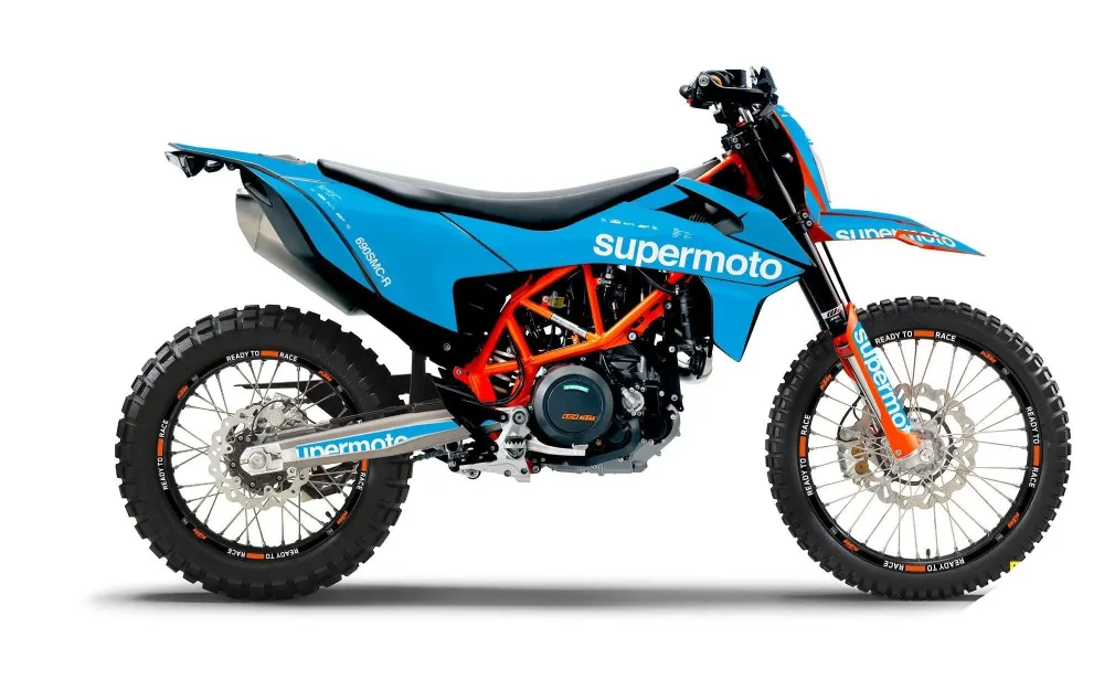 KTM 690 Enduro GRAPHICS - "Type" (Lichtblauw)