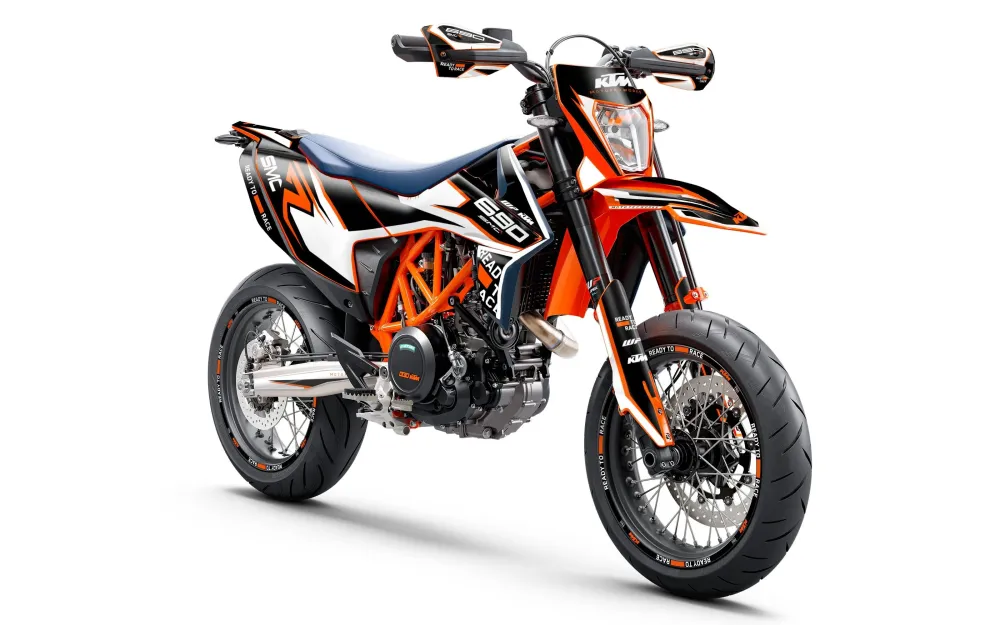 KTM 690 SMC-R GRAPHICS - "District" (Zwart)