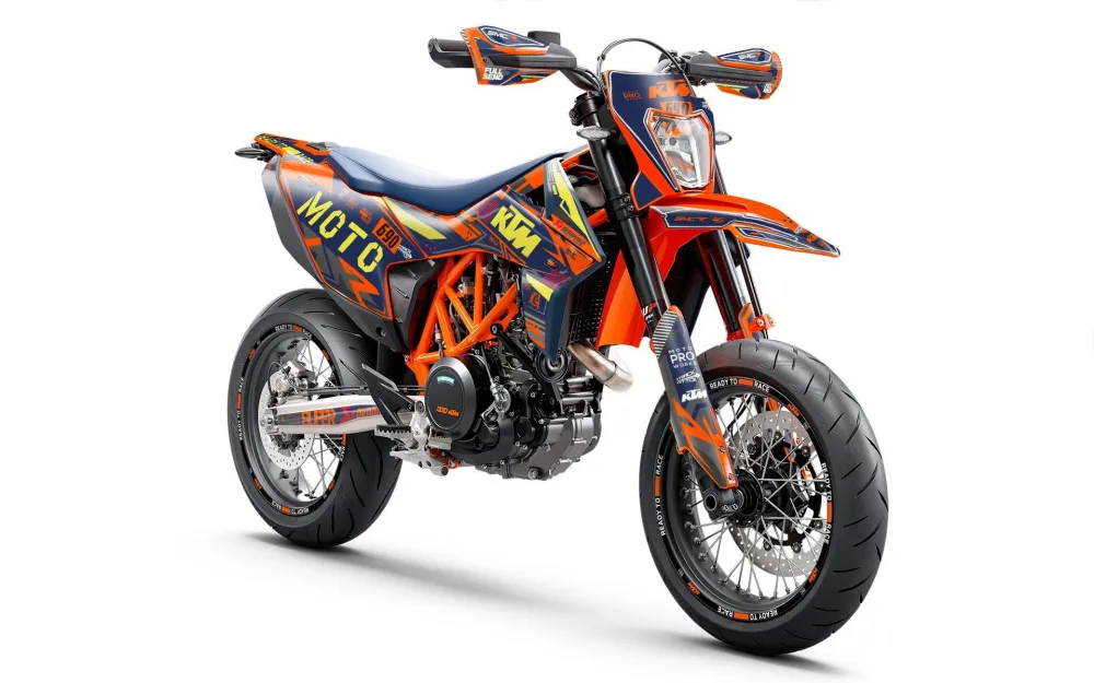 KTM 690 SMC-R GRAPHICS - "Phantom" (Blauw)