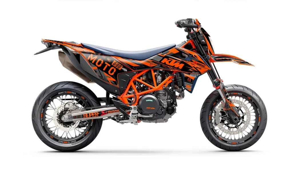 KTM 690 SMC-R GRAPHICS - "Phantom" (Oranje)