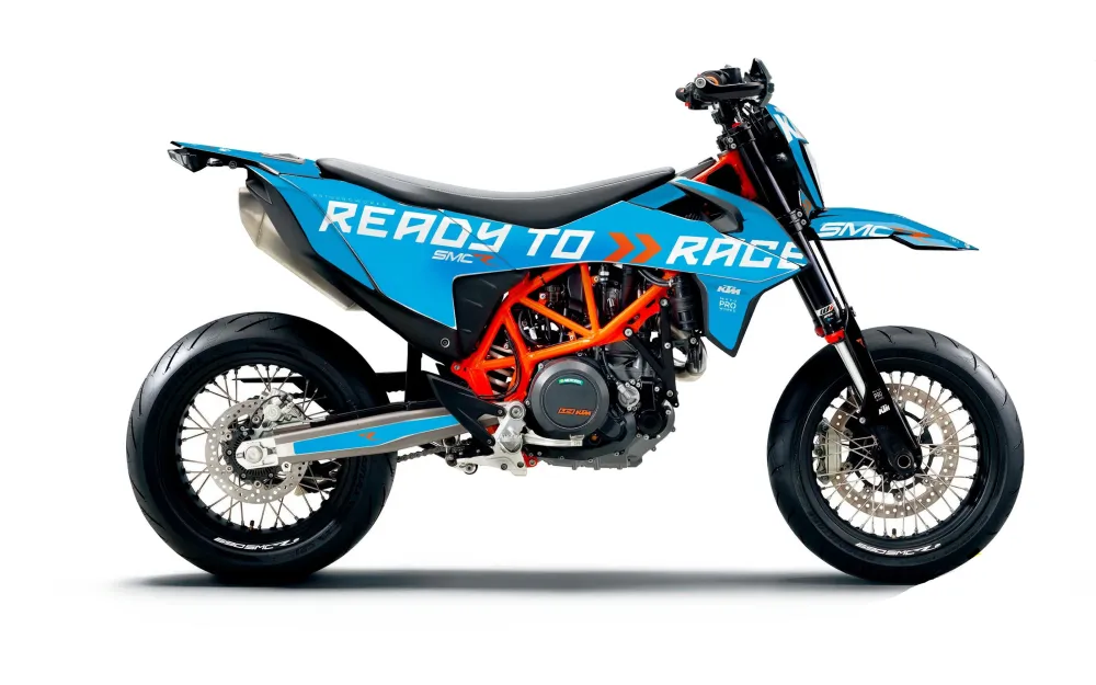 KTM 690 SMC-R GRAPHICS - "Ready2Race" (Blauw)
