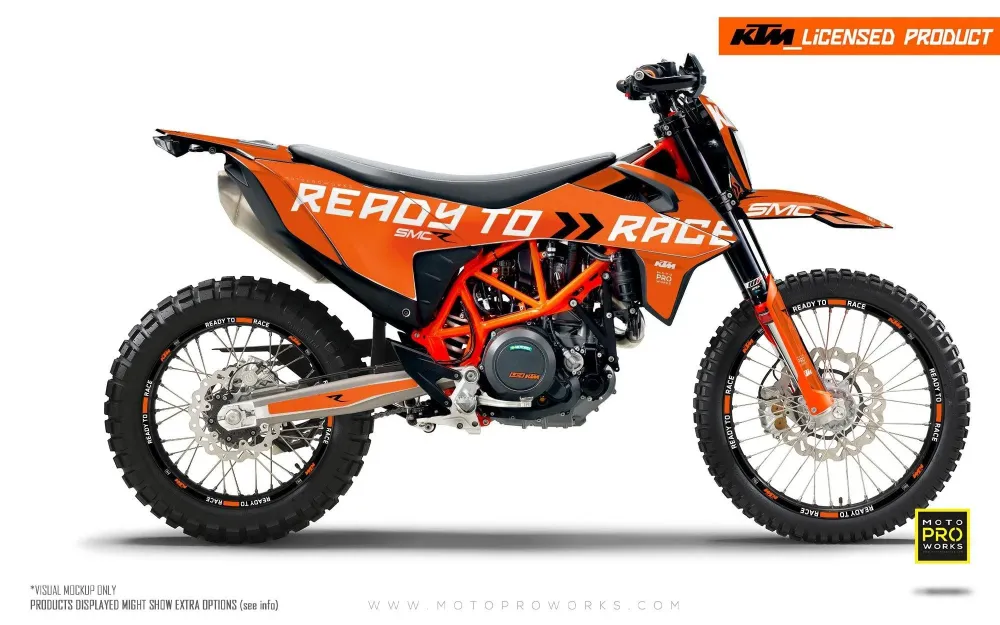 KTM 690 SMC-R GRAPHICS - "Ready2Race" (Oranje)