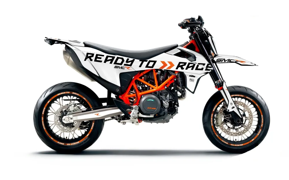 KTM 690 SMC-R GRAPHICS - "Ready2Race" (Wit)