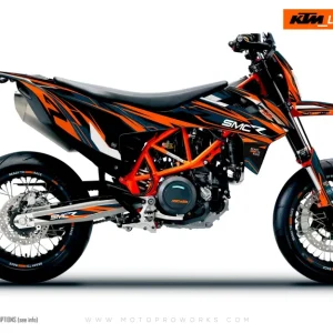 KTM 690 SMC-R GRAPHICS - "Ripple" (Oranje)