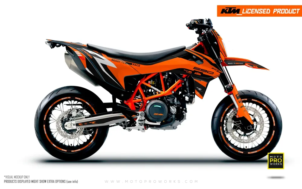 KTM 690 SMC-R GRAPHICS - "Torque Reloaded" (Oranje)