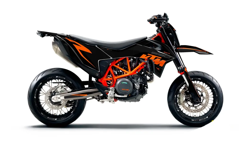 KTM 690 SMC-R GRAPHICS - "Torque" (Zwart/Oranje)