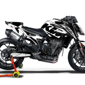 KTM 790 Duke GRAPHICS - "Torque" (Wit/Zwart)