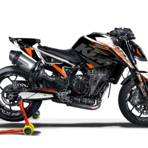 KTM 790 Duke GRAPHICS - "Torque" (Wit/Zwart/Oranje)