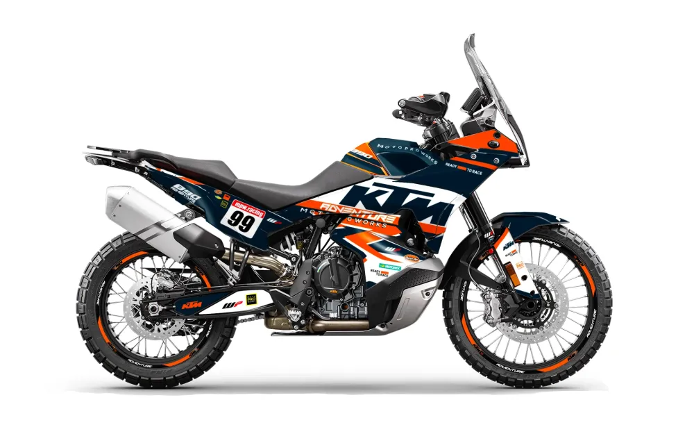 KTM 790/890 Adventure R/S 2023 GRAPHICS - "Atlantic" (Donkerblauw)