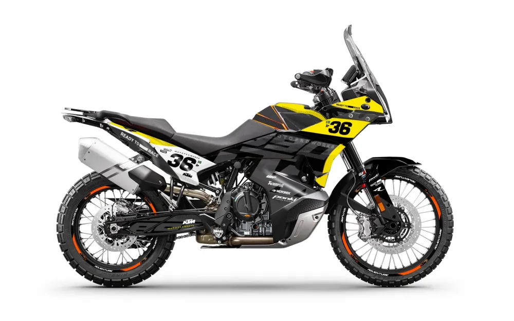KTM 790/890 Adventure R/S GRAPHICS - "Frontier" (Grijs/Geel)
