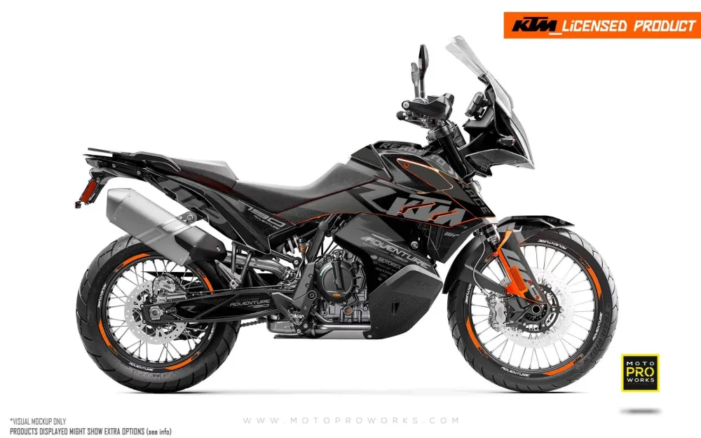 KTM 790/890 Adventure R/S GRAPHICS - "RR-Tech" (Zwart)