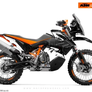 KTM 790/890 Adventure R/S GRAPHICS - "Topography" (Zwart/Wit)