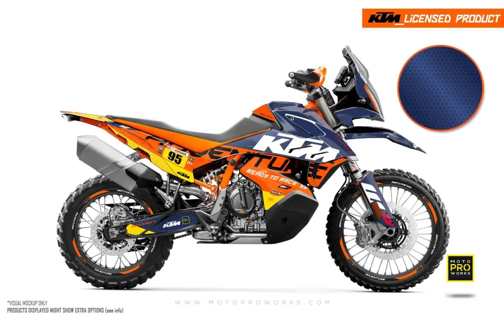 KTM 790/890 Adventure R/S GRAPHICS - "Waypointer" (Dawn/Honeycomb)