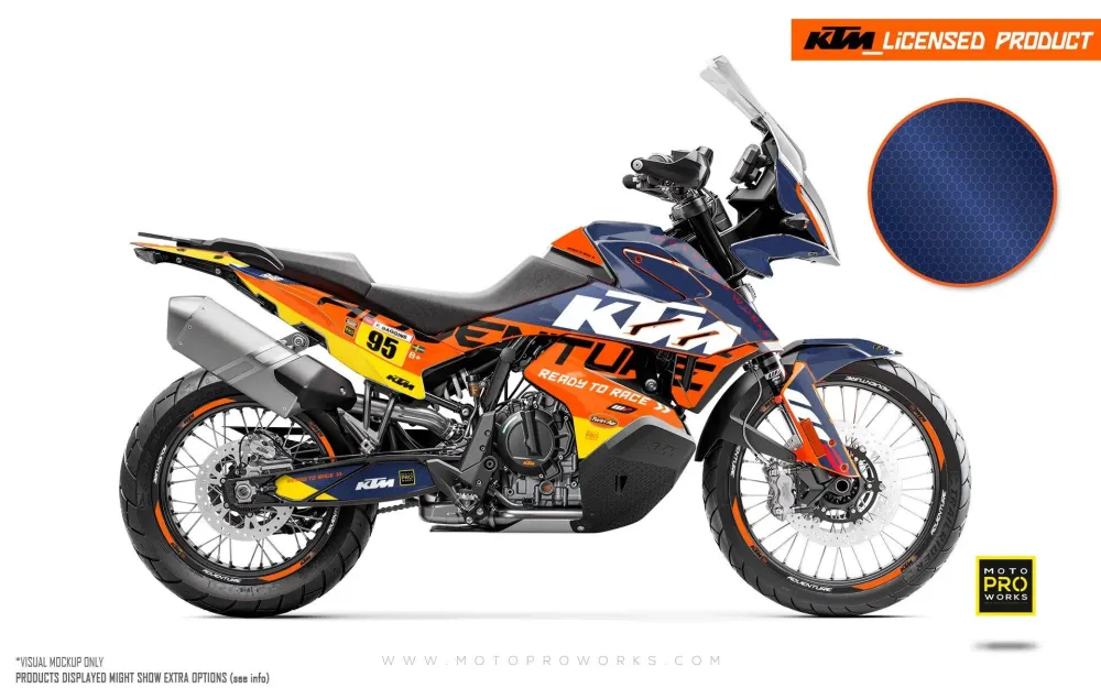 KTM 790/890 Adventure R/S GRAPHICS - "Waypointer" (Dawn/Honeycomb)