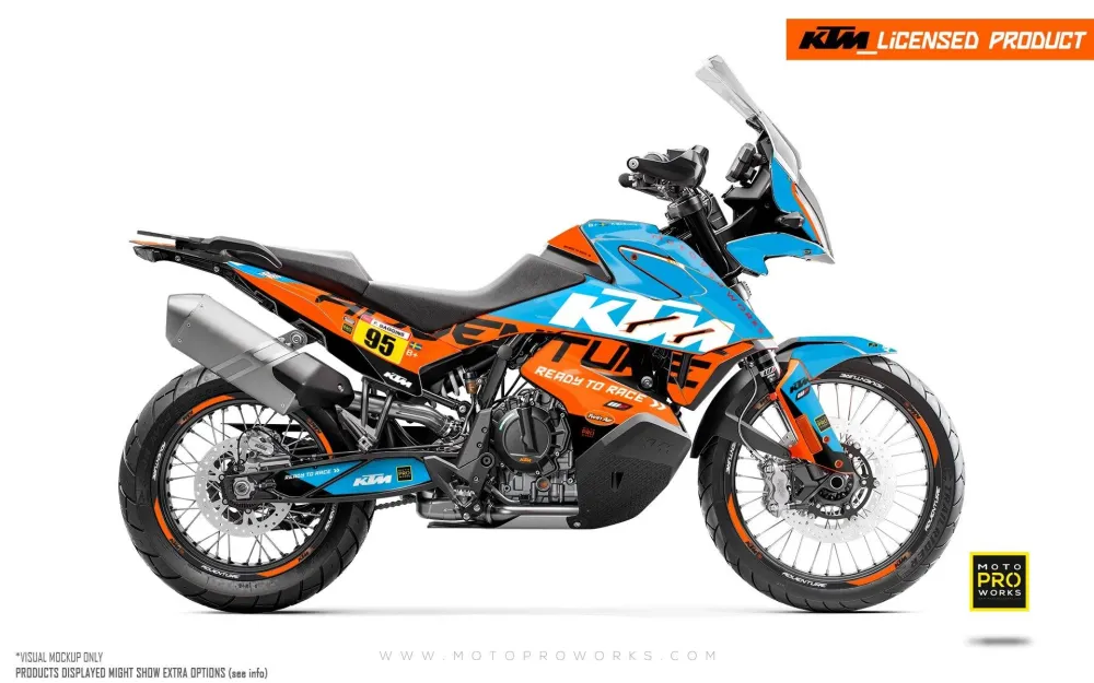 KTM 790/890 Adventure R/S GRAPHICS - "Waypointer" (Ocean)
