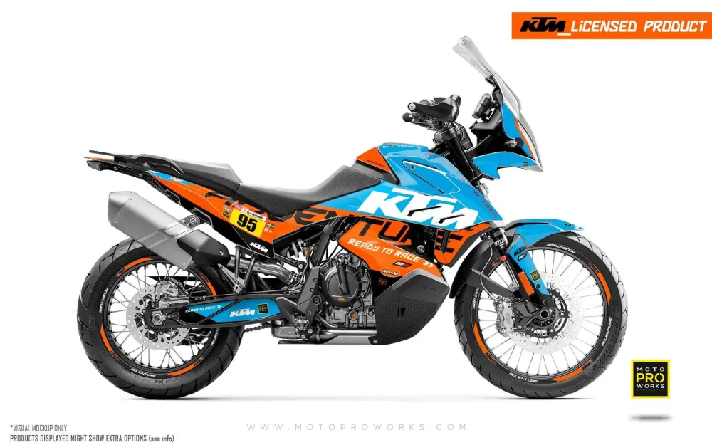 KTM 790/890 Adventure R/S GRAPHICS - "Waypointer" (Ocean)