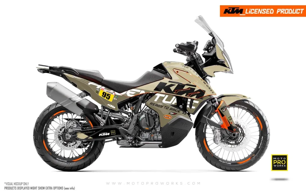 KTM 790/890 Adventure R/S GRAPHICS - "Waypointer" (Sand)