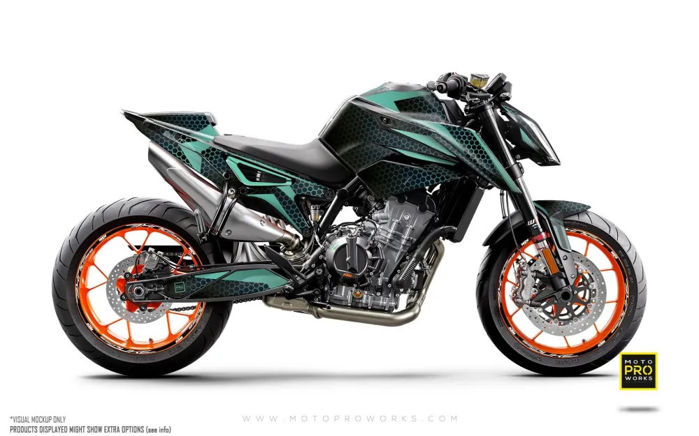KTM 790/890 Duke GRAPHICS - "Arcane" (Turquoise)