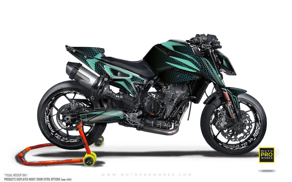 KTM 790/890 Duke GRAPHICS - "Arcane" (Turquoise)