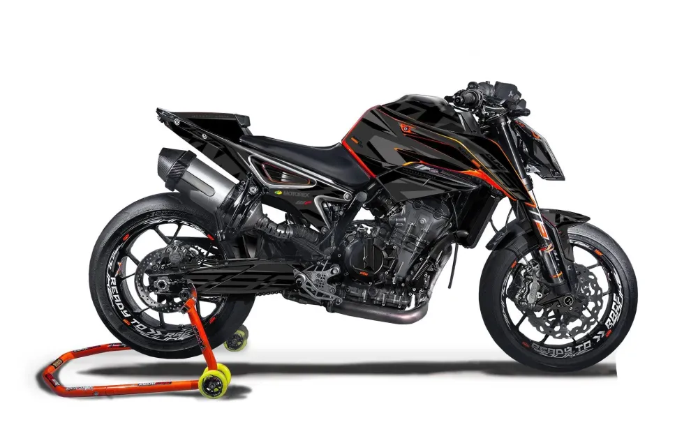 KTM 790/890 Duke GRAPHICS - "Legacy" (Zwart)