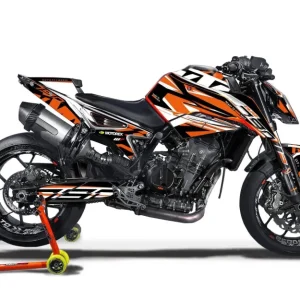 KTM 790/890 Duke GRAPHICS - "Legacy" (Zwart/Oranje)