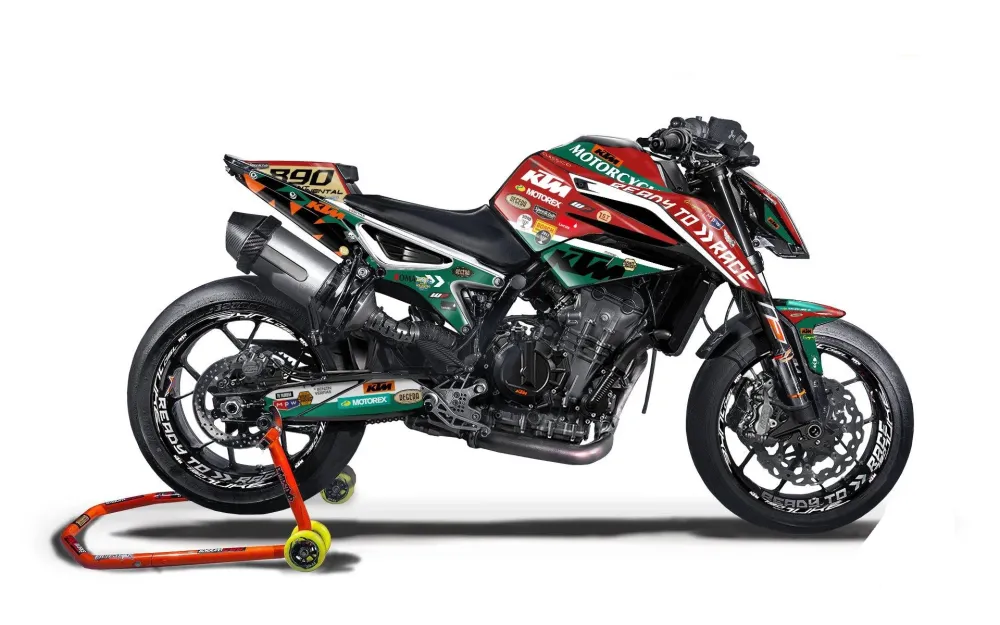KTM 790/890 Duke GRAPHICS - "Regera" (Rood/Groen)