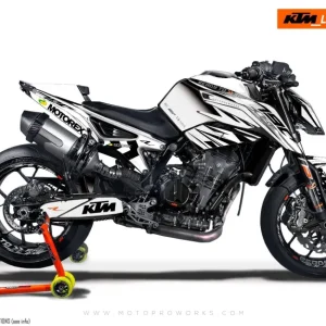 KTM 790/890 Duke GRAPHICS - "Vortex" (Wit)