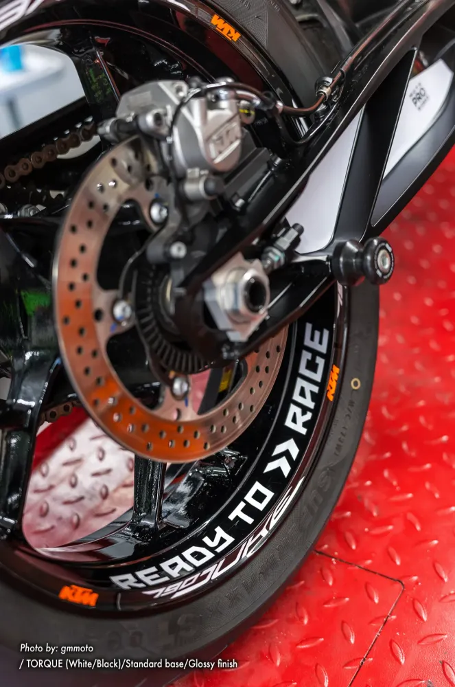 KTM 890 Duke R GRAPHICS - "Torque" (Wit/Zwart)