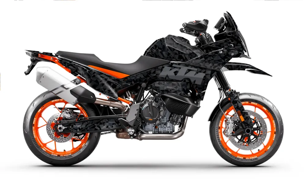 KTM 890 SMT GRAPHICS - "Polyatomic" (Stealth)