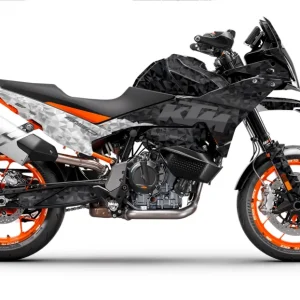KTM 890 SMT GRAPHICS - "Polyatomic" (Zwart/Wit)
