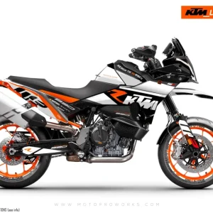 KTM 890 SMT GRAPHICS - "RR-Tech" (Wit)