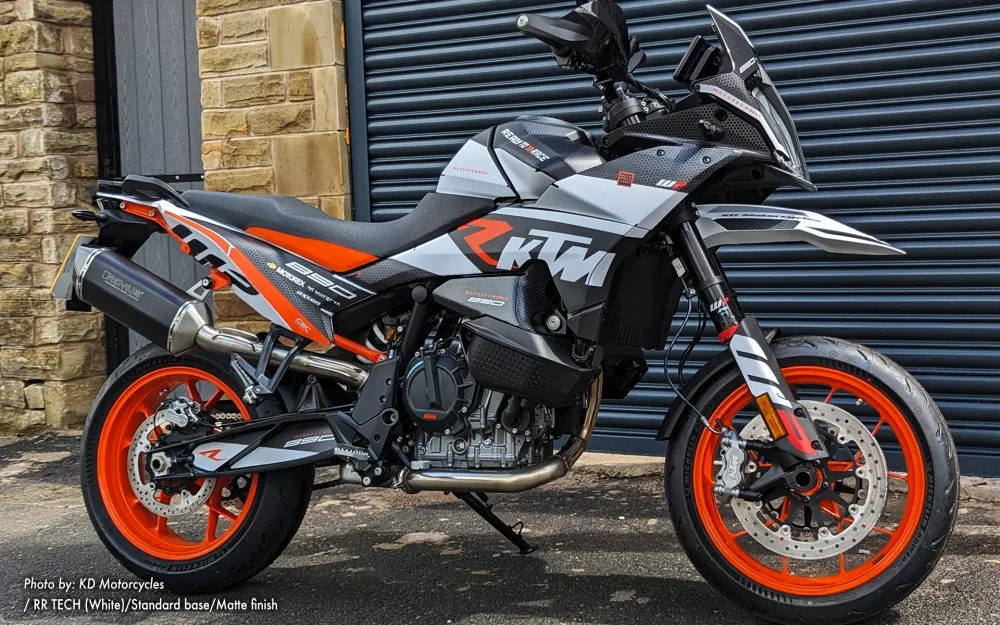 KTM 890 SMT GRAPHICS - "RR-Tech" (Wit)