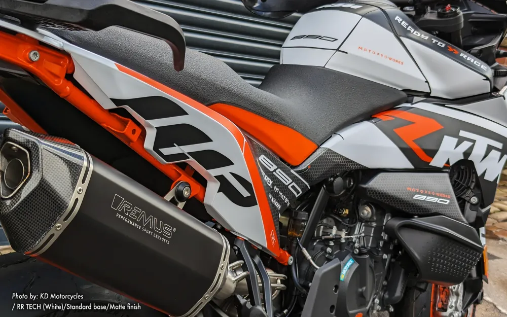 KTM 890 SMT GRAPHICS - "RR-Tech" (Wit)