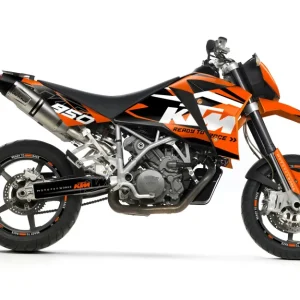 KTM 950 SM / SMR GRAPHICS - "Abstrakt" (Oranje/Zwart)
